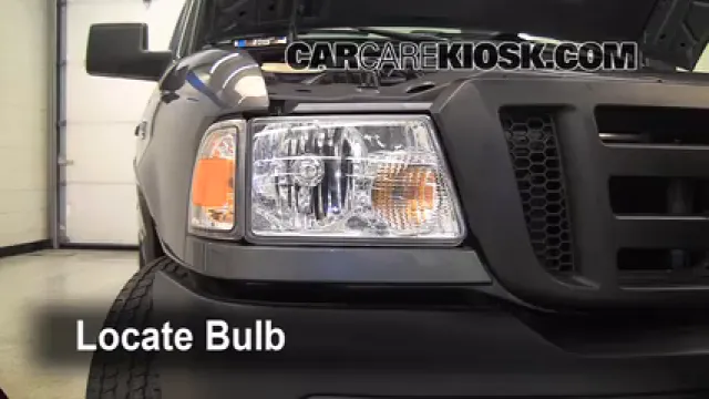 2008 Ford Ranger XL 2.3L 4 Cyl. Standard Cab Pickup Lights Headlight (replace bulb)